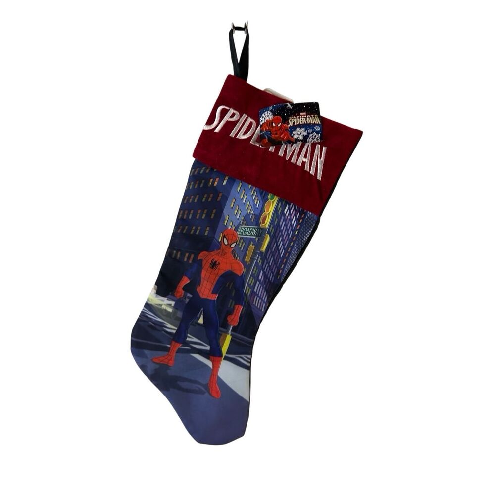 Spider-Man Christmas Stocking‎ new